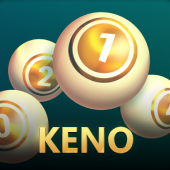 Keno lottery card icon